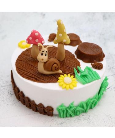 2PCS Mushroom and Snails Silicone Molds - Fondant, Chocolate, Candy, Cake Decoration Tools - Buy Online on GoSupps.com