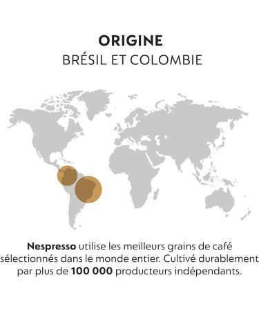  Nespresso Nespresso Original 100 Volluto Decaffeinato Decaffeinated Coffee Capsules Intensity 4 For Espresso (10 packs of 10) - Buy Online on GoSupps.com