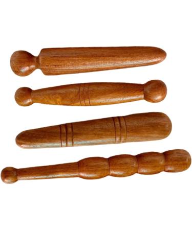 Healeved 16-Piece Wooden Foot Massage Tool Set | Acupuncture Point Rods & Sole Massagers for Ultimate Relaxation - Buy Online on GoSupps.com