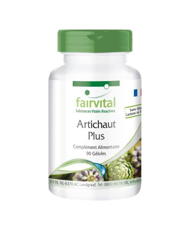 Fairvital | Artichoke Plus VEGAN - 90 capsules - with nettle extract 10:1 and juniper