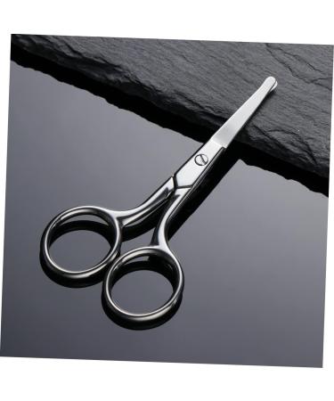 NOLITOY Stainless Steel Nose Hair Trimmer & Mustache Shears - Precision Round Tip Nose Hair Shears for Men & Women - Buy Online on GoSupps.com