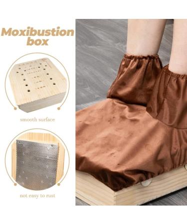 Buy Baluue Bamboo Healing Box - Traditional Chinese Moxibustion Solid Wood Moxa Stick Burner for Home & Salon | Warm Navel & Belly Relief - Buy Online on GoSupps.com