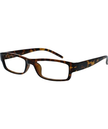 Brown Tortoiseshell Lightweight Reading Glasses +2.00 Magnification - Unisex Comfortable Readers R32-2 - Buy Online on GoSupps.com