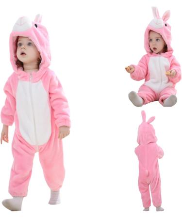 WSLCN Unisex Baby Toddler Romper Jumpsuit | Hooded Cartoon Pyjamas Sleepsuit 6-12 Months - Buy Online on GoSupps.com