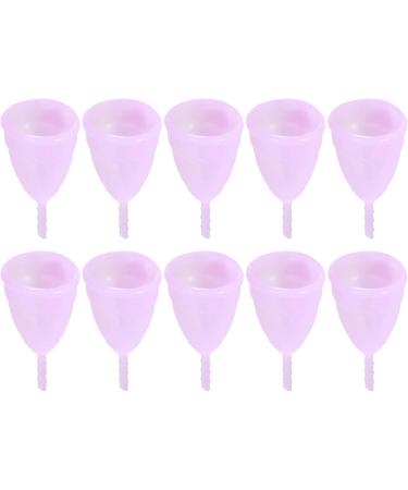 Menstrual Cup for Women - Silicone Reusable Hygiene Collector | 10pcs Pink Personal Care Tool - Eco-Friendly & Comfortable - Buy Online on GoSupps.com