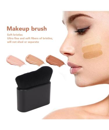 Large Flat Tanning Brush | Black Blending Cream Bronzer Brush for Self Tanner | Face & Body Makeup Tools - Buy Online on GoSupps.com