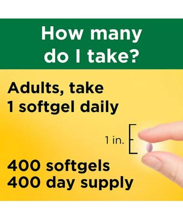 MEELTA Nature Vitamin B12 1000 mcg Energy and Metabolism Dietary Supplement 400 Softgels (Pack of 1) (Pack of 1) + Exclusive Tag - Buy Online on GoSupps.com