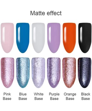 Holographic Nail Powder Holo Rainbow Mirror Effect Nail Pigment Kit for Nail Gel Polish Dipping Tool Purple - Buy Online on GoSupps.com