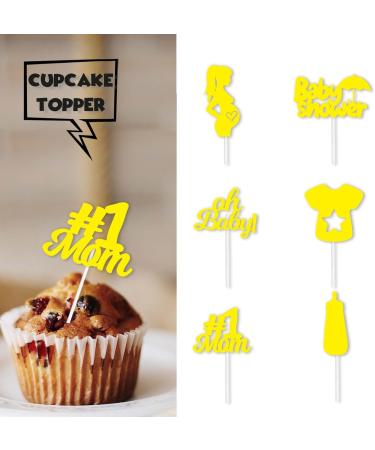 S-FX-0069 Ice Cream Fruit Dessert Cupcake Topper Colorful Glitter Happy Birthday Sensory Pop Game Theme Decor Supplies Baby Shower Boys Girls Birthday Party Decorations - Buy Online on GoSupps.com