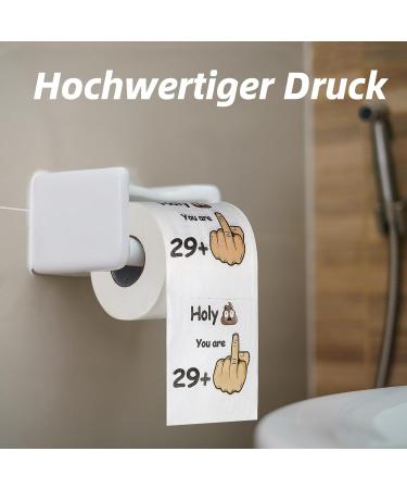 Original Funny Toilet Paper - 30th Birthday Gift for Him & Her - 29 + 1 Joke Decoration - 250 Soft Sheets - International Shipping Available - Buy Online on GoSupps.com