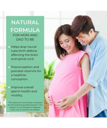 Elan Healthcare- Medfertil for Men and Women - Pre-Pregnancy Multivitamin couple's pack - 90+90 - Supplement for Before During and Postnatal 90 count (Pack of 2) - Buy Online on GoSupps.com