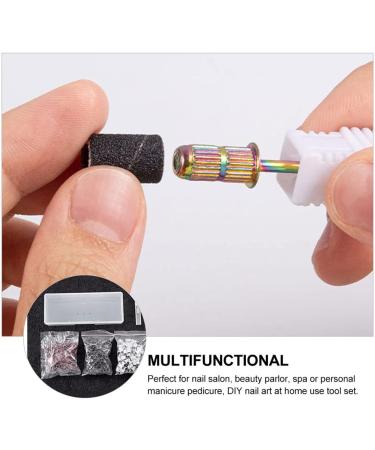 Lurrose 1Box sanding ring sanding bands for nail drill sanding nail bit nail sanding bands nail tech accessories mandrel nail bit nail grinding polisher nails gel girl Remover Resin gauze - Buy Online on GoSupps.com