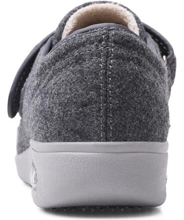 Mens Extra Wide Fit Diabetic Shoes for Swollen Feet | Adjustable Orthopedic Slippers for Plantar Fasciitis Relief - Ideal for Elderly - Buy Online on GoSupps.com