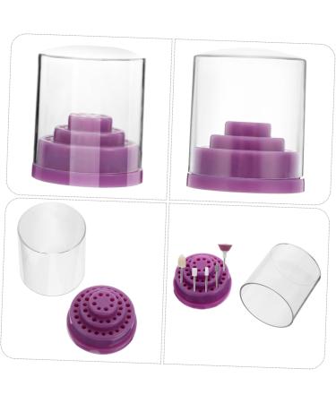 Beaupretty Drill grinding head storage box nail drill bits drill bits display nail drill bit container nail bit Nail Salon Nail Tools Holder Drill Bits Storage Holder base small pp Storage - Buy Online on GoSupps.com