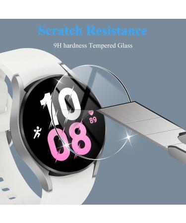 4 Pack Galaxy Watch 5/4 Screen Protector 40mm - YMHML Tempered Glass, Waterproof, 9H Hardness, Anti-Scratch Film - Transparent Accessories - Buy Online on GoSupps.com