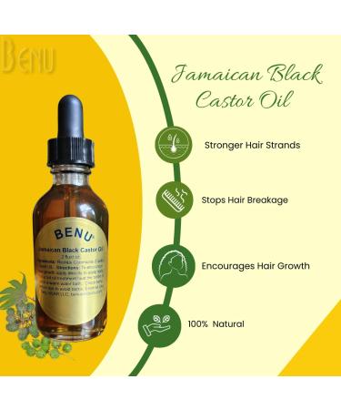 Benu Jamaican Black Castor Oil - 100% Natural Cold Pressed Restores & Repairs | International Shipping - Buy Online on GoSupps.com