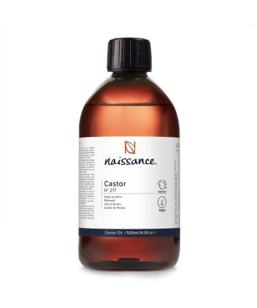 Naissance Castor Oil (no. 217) 500ml - for Skin Hair Growth Wrap Kit 500 ml (Pack of 1)