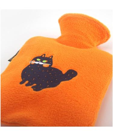 Maies Small Hot Water Bottle with Fleece Coating - Cute Cat Heat Pocket for Neck & Shoulder Pain Relief Hot & Cold Compress - Buy Online on GoSupps.com