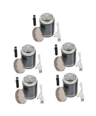 Angoily 5 sets of razor razor men's accessories male accessory men bartschneider electrical man bartschneider travel supply simple accessories vacation needs travel ABS