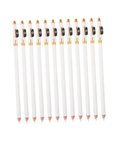 12 Pi ces Crayon Sourcils Blanc Crayons Sourcils Pour Femmes Maquillage Pratique