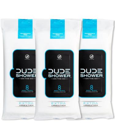 DUDE Wipes Flushable Wet Wipes 30 Wipes Individually Wrapped for Travel,  Unscented Wet Wipes with Vitamin-E & Aloe, Septic and Sewer Safe