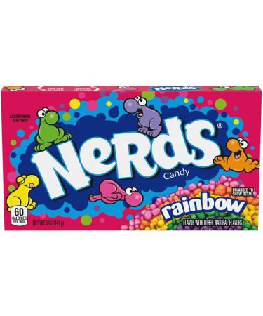 Rainbow Nerds Theatre Box (141.7g) Pack of 7 Delicious Tasty And Twisty Treat Gift Hamper - Buy Online on GoSupps.com