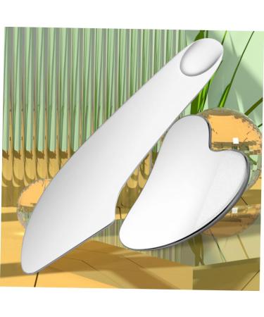 Beatifufu Stainless Steel Makeup Mixing Spatula Durable Handy For Foundation Lipstick Pigments For Nail Art Cosmetics Mixing Comfortable Grip Easy Use - Buy Online on GoSupps.com