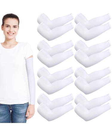 8 Pairs Eczema Sleeve for Adult and Teens Eczema Arm and Leg Sleeve for Women Men Elastic Sleeves Soft and Does Not Hurt The Skin Cooling UV Protection Sleeves Eczema Wet Wraps