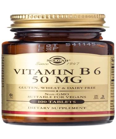 Solgar Vitamin B6 50 mg 100 Tablets