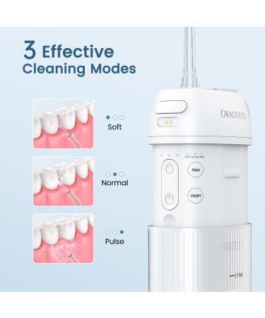 Portable Travel Water Flosser for Teeth Cleaning 3 Tips for Orthodontics & Braces Care | International Shipping - Buy Online on GoSupps.com