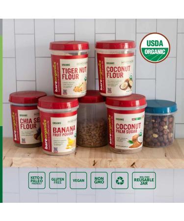 BareOrganics Coconut Palm Sugar - 16 oz | Natural Sweetener for Baking & Cooking - Buy Online on GoSupps.com
