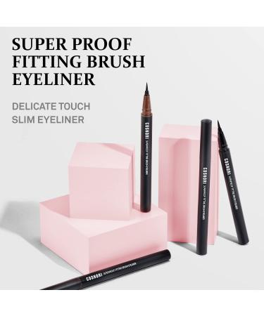 COSNORI Superproof Brush Eyeliner 01 Black - 24h Liquid Pen Eyeliner - Buy Online on GoSupps.com