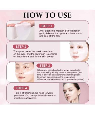Collagen Mask Overnight Collagen Face Mask - Collagen Deep Mask Overnight Face Mask Collagen Face Mask - Face Masks Skincare Improve Moistur Elasticity and Wrinkle (4) - Buy Online on GoSupps.com