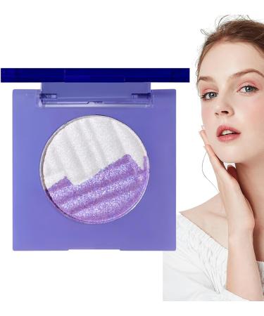 Shimmer Highlighter Palette - Makeup Glitter Highlighters in Phantom Color | Long-Lasting Highlighting 2-Color Eye Makeup Powder Palette for Eyelids Lip Kagrote S10 - Buy Online on GoSupps.com