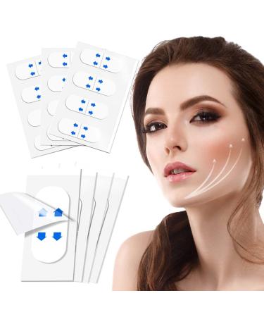 Face Lift Tape, 40 PCS Face Lift Sticker Invisible, Instant Face Lifting Tape, Lift Double Chin & Tighten Skin, Best Gift for Women 40 Count (Pack of 1)