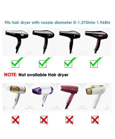 Collapsible Silicone Hair Dryer Diffuser Attachment - Lightweight Portable with Travel Bag in Blue - Buy Online on GoSupps.com