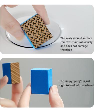 Stone Cleaner for Toilet | Sponge Cleaning Block | Household Shower Stone Cleaner Stain Remover Bathroom Cleaning Supplies Shakven - Buy Online on GoSupps.com