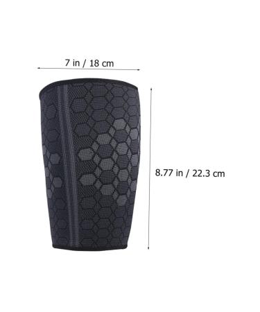 Buy Milisten Cycling Thigh Protector - Nylon Football Protection Pad 22.3x18cm | International Shipping Available - Buy Online on GoSupps.com