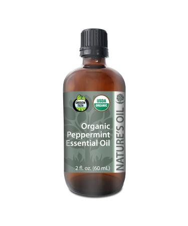 Best Peppermint Essential Oil Pure Certified Organic Therapeutic Grade 60ml