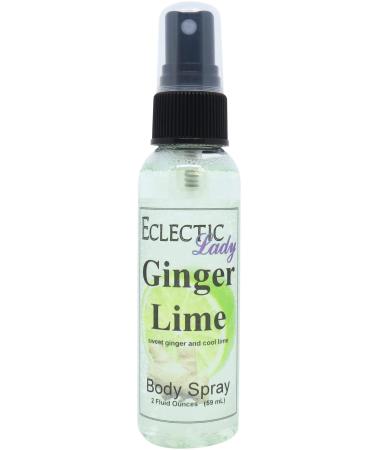 Ginger Lime Body Spray 2 ounces Body Mist for Women with Clean Light & Gentle Fragrance Long Lasting Perfume with Comforting Scent for Men & Women Cologne with Soft Subtle Aroma For Daily Use 2 Fluid Ounces