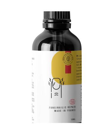Bon Sens FUNGAL NAILS Organic Repair Oil for Damaged and Yellow Nails 100 Organic Care for Hands and Feet Provides Strength and Healthy Appearance Precise Brush Application 10ml