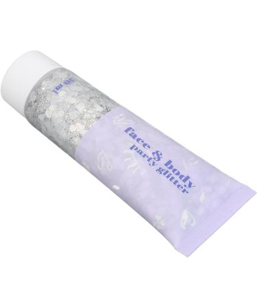 Buy Sequin Body Glitter Gel 50ml - Holographic Silver Face & Body Glitter for Festivals - International Shipping Available - Buy Online on GoSupps.com