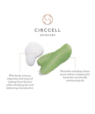 CIRCCELL Day to Night Cleansing Ritual Set | Geothermal Clay Cleanser & Mandarin Cleansing Milk - Shop Internationally for Radiant Skin - Buy Online on GoSupps.com