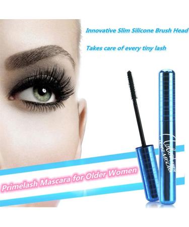 PrimeLash Natural Lengthening Waterproof Mascara for Seniors - Black - Buy Online on GoSupps.com