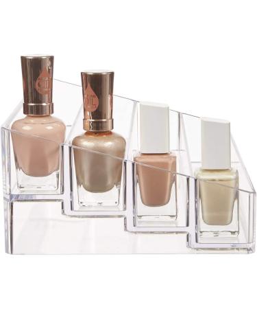STORi Clear Plastic Multi-Level Vanity Organizer | 4-Tier Makeup and Nail Polish Holder | Made in USA - Buy Online on GoSupps.com