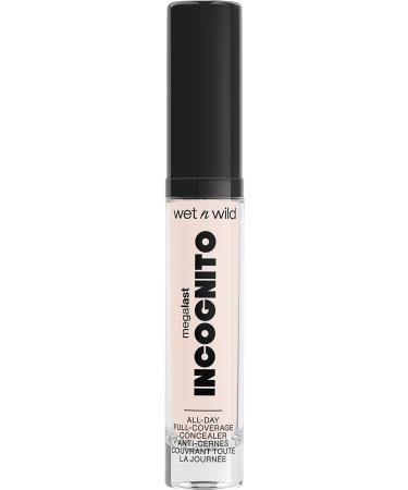 Wet 'n' Wild Megalast Incognito Full-Coverage Concealer - Fair Beige, Matte Finish with Nourishing Shea Butter - Medium-to-Full Coverage - Buy Online on GoSupps.com