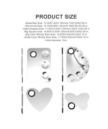 Lurrose Makeup Palette & Nail Tools Set | Spatula Included | International Shipping - Buy Online on GoSupps.com