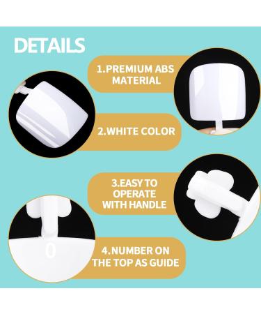 Teenitor White Press-On Toenails for Women - 120pcs Acrylic Toenail Kit with Glue | Square Fake Toenail Tips for Missing Toenails - Buy Online on GoSupps.com