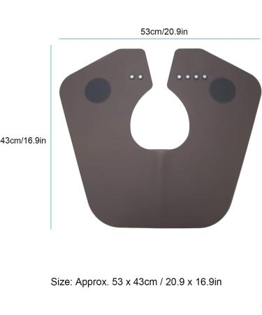Buy Professional Silicone Waterproof Hairdressing Shawl - Non-Slip Barber Cape for Hair Cutting & Dyeing (Black) - Best Quality International Shipping - Buy Online on GoSupps.com