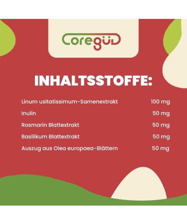 Coreg d Natural Herbs Burn - Fast Metabolism Capsules with Linseed Extract & Inulin | Premium Dietary Supplements for Men & Women - Buy Online on GoSupps.com